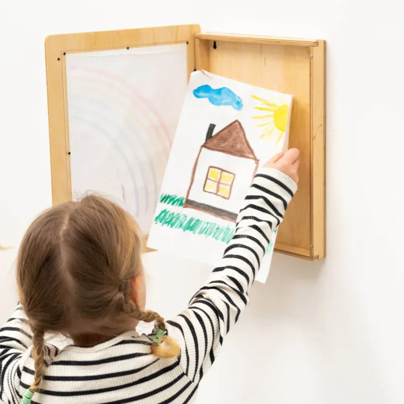 Barne Tegneramme A4 – Changeable Artwork Frame Enjoy The Wood