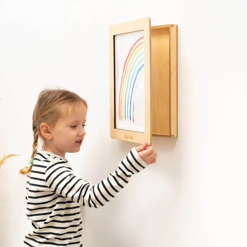 Barne Tegneramme A4 – Changeable Artwork Frame Enjoy The Wood