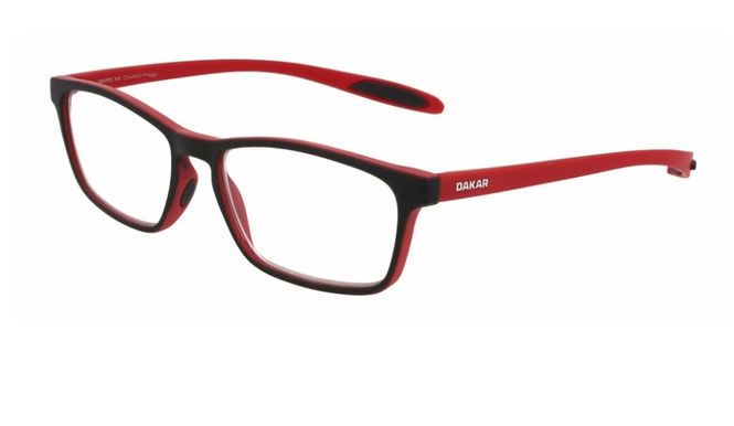 Hovedbilde Dakar Blue light Svart/Rød, (Styrke +1.00 til ...