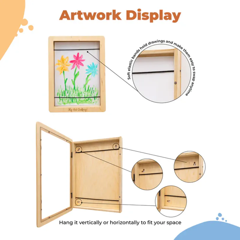 Barne Tegneramme A4 – Changeable Artwork Frame Enjoy The Wood
