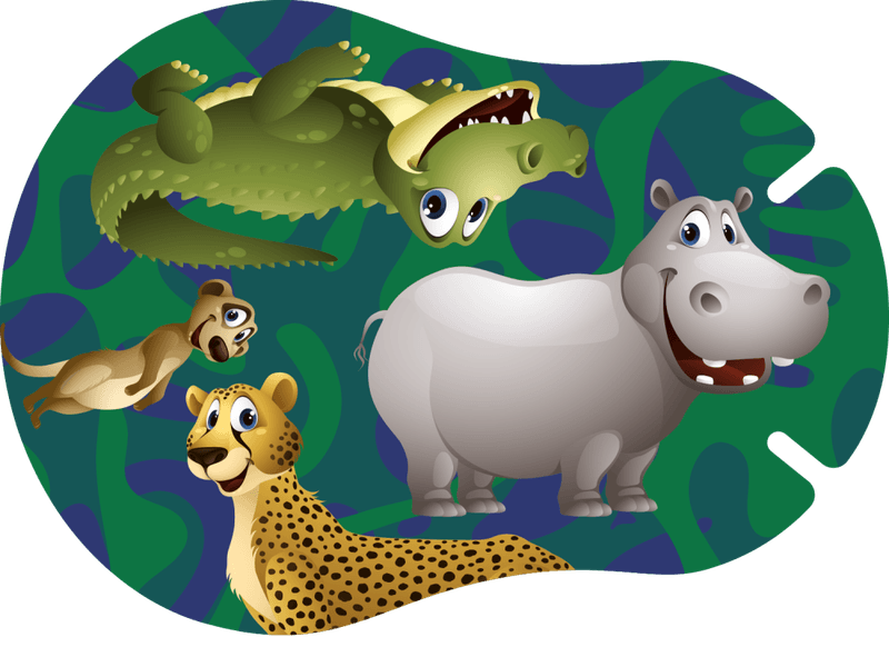 Ortopad Mix African Animals 20 stk